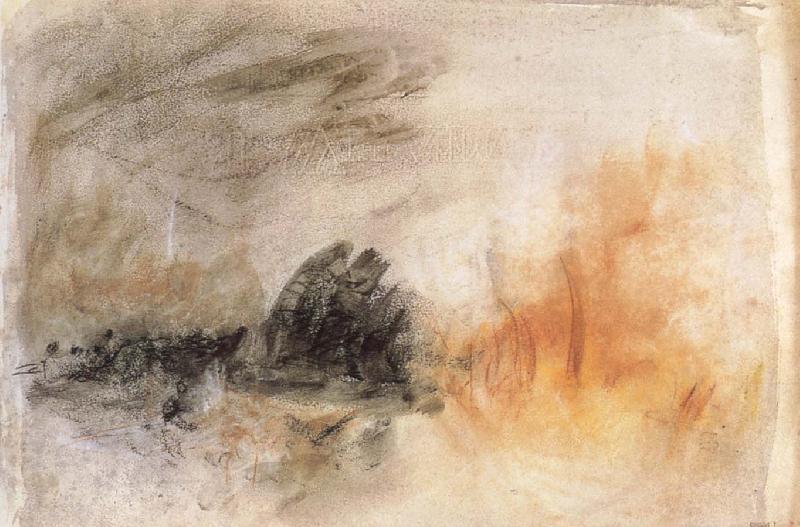 Joseph Mallord William Turner Storm oil painting image